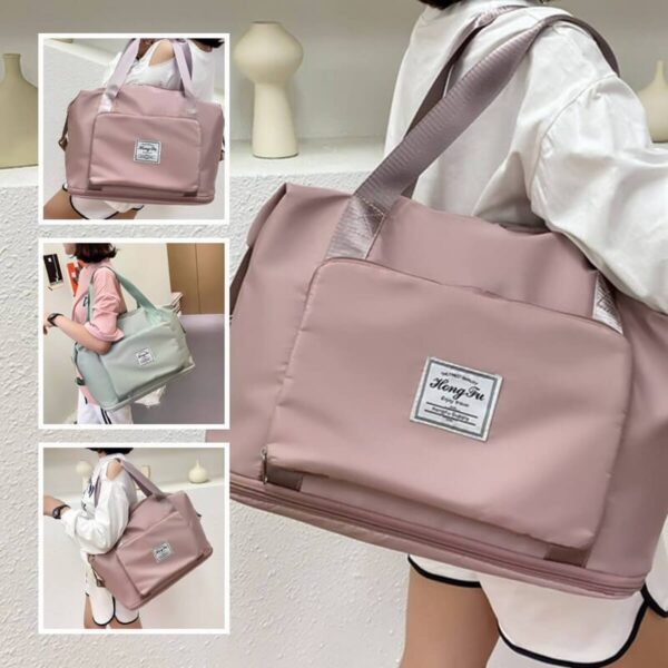 Folding Travel Bag, Travel Lightweight Waterproof Carry on Luggage Separation Travel Bag portable and lightweight - Image 3
