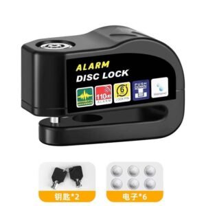 Alarm Lock Protection Electric Locks Motorcycle Brake Disc Anti-Theft
