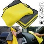 Microfiber Car Cleaning Towel: Ultra-Soft, Absorbent & Lint-Free for Washing & Detailing