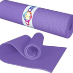 Thick Durable Purple Fitness Yoga Mat for Optimal Support & Workouts Durable - All Purpose Non-Slip