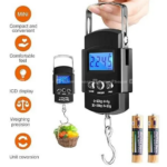 Black Digital Hanging Scale 50kg/110lb Luggage Weight Device