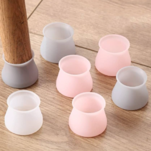 Silicone Chair Leg Floor Protectors, Anti-Scratch & Noise Reduction Caps for Hardwood Floors In 16Pcs