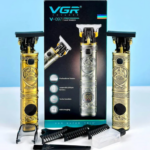 VGR V-0971 Professional Cordless Hair Trimmer for Men, Stainless Steel Blades, 1500mAh Li-ion Battery, USB Charging