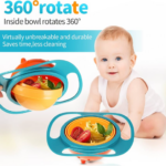 Baby Gyro Bowl 360° Spill-Proof Feeding Dish for Toddlers | BPA-Free No-Spill Bowl