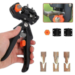 Professional Garden Grafting Tool with 3 Interchangeable Blades – Heavy Duty Plant Grafting Cutter