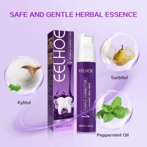 EELHOE Purple Teeth Whitening & Color Correcting Toothpaste (50ml)