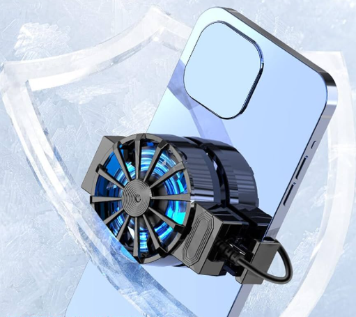 MEMO CX20 Magnetic Phone Cooler Fan – Three-Gear Temperature Control RGB Radiator - Image 2