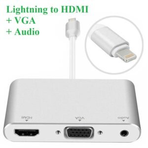 USB-C to VGA & HDMI 2-in-1 Adapter (4K Support)