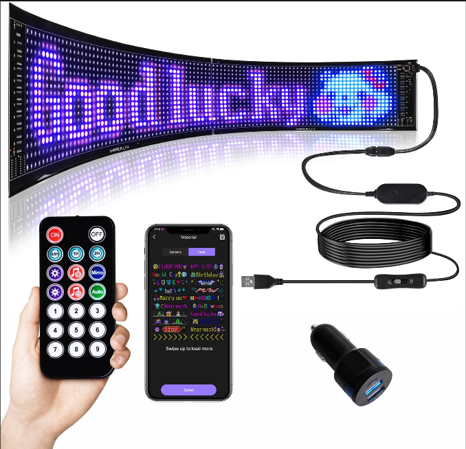 LED Matrix Banner Bright size 16*65