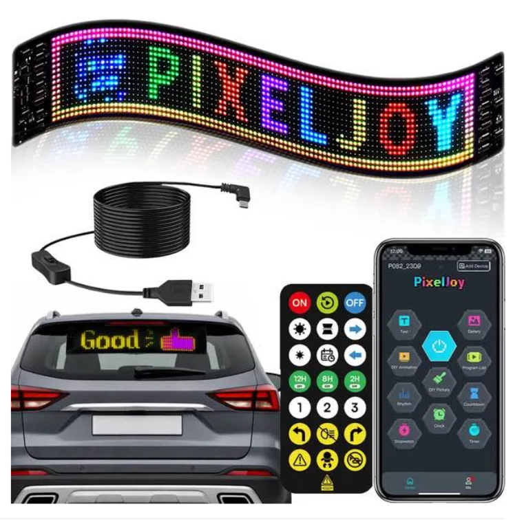 LED Matrix Banner - Flexible Bright Display 16x65 for Car & Home - Image 2