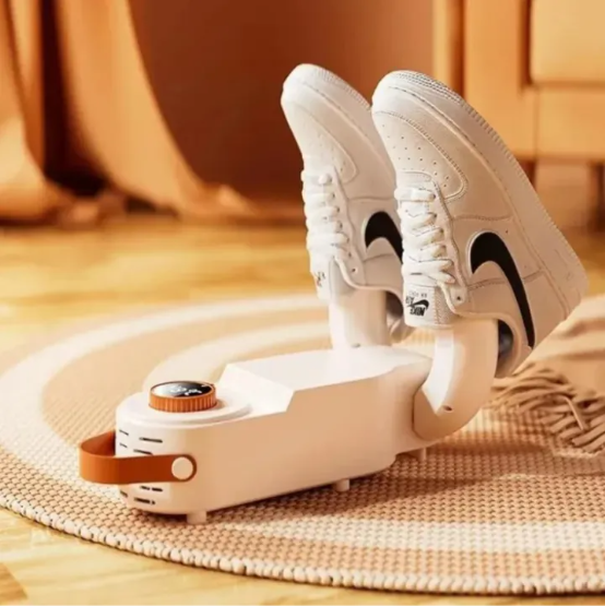 Portable Foldable Shoe & Boot Dryer with Digital Temperature Display