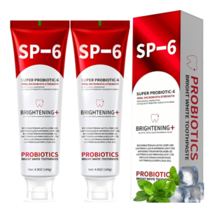 SP 6 Probiotic Toothpaste Whitening, Sp-6 Ultra Whitening Toothpaste, Fresh Breath Deep Cleaning