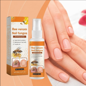 Bee Venom Nail Repair Spray Nail Care Liquid for Weak, Damaged & Discolored Nails