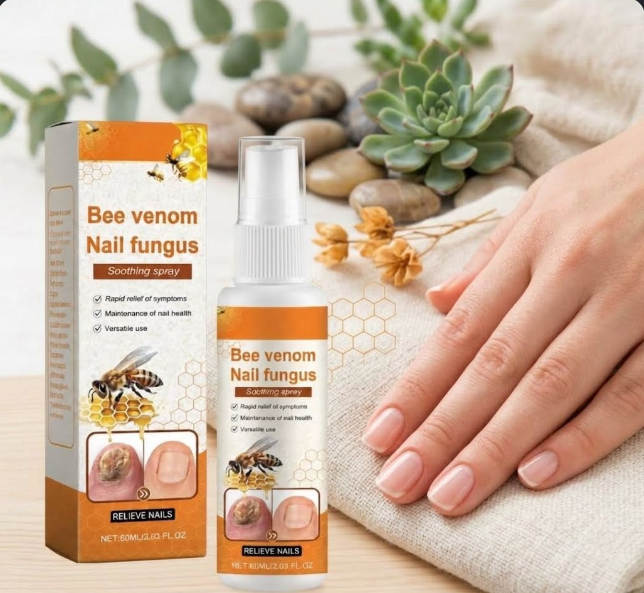 Bee Venom Nail Repair Spray Nail Care Liquid for Weak, Damaged & Discolored Nails - Image 2