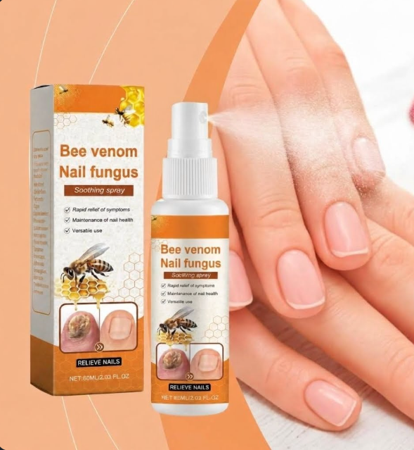 Bee Venom Nail Repair Spray Nail Care Liquid for Weak, Damaged & Discolored Nails - Image 4