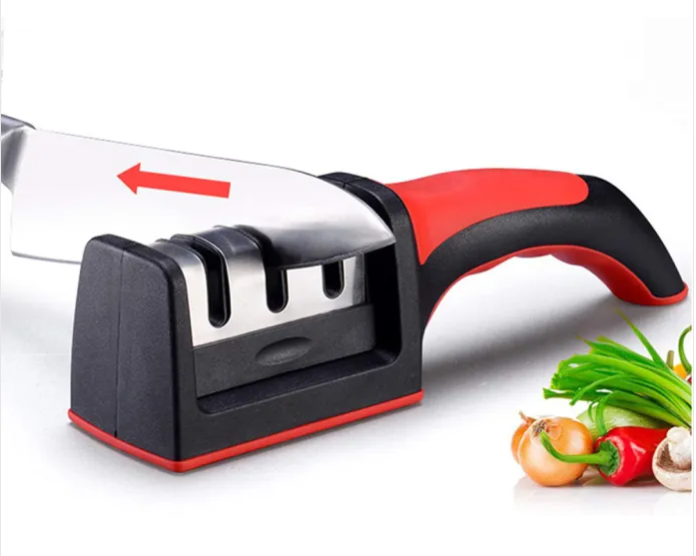 Knife Sharpener - Professional Kitchen Knife Sharpening Tool for Chef & Kitchen Knives