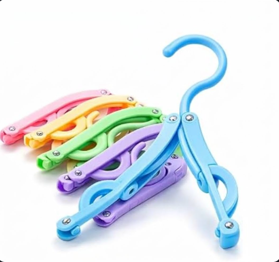 Foldable Travel Hanger - Portable Folding Clothes Hanger for Home and Travel - Image 5