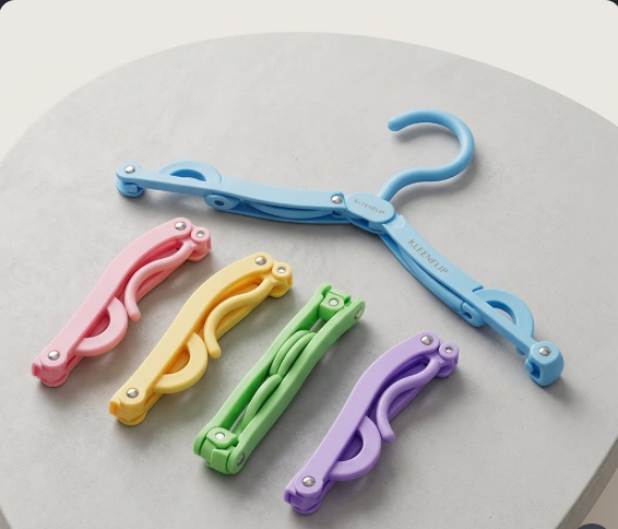 Foldable Travel Hanger - Portable Folding Clothes Hanger for Home and Travel