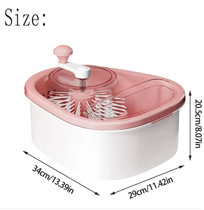 Double Layer Fruit Vegetable Cleaning Basket - Image 3