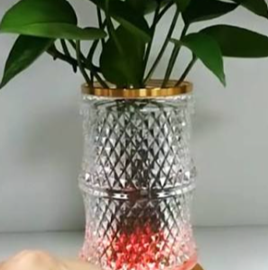 Crystal Vase Table Lamp | Premium Luxury Decorative Nightstand Light
