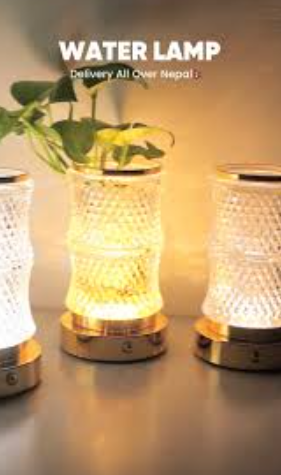 Crystal Vase Table Lamp | Premium Luxury Decorative Nightstand Light - Image 2