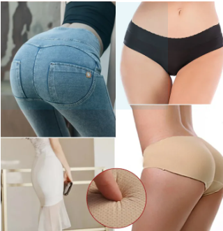 V-Shaped Seamless Butt Lifter Padded Panty with Hip Enhancer Foam Pads - Image 2