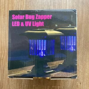 Solar Bug Zapper LED & UV Light Outdoor Garden Stake