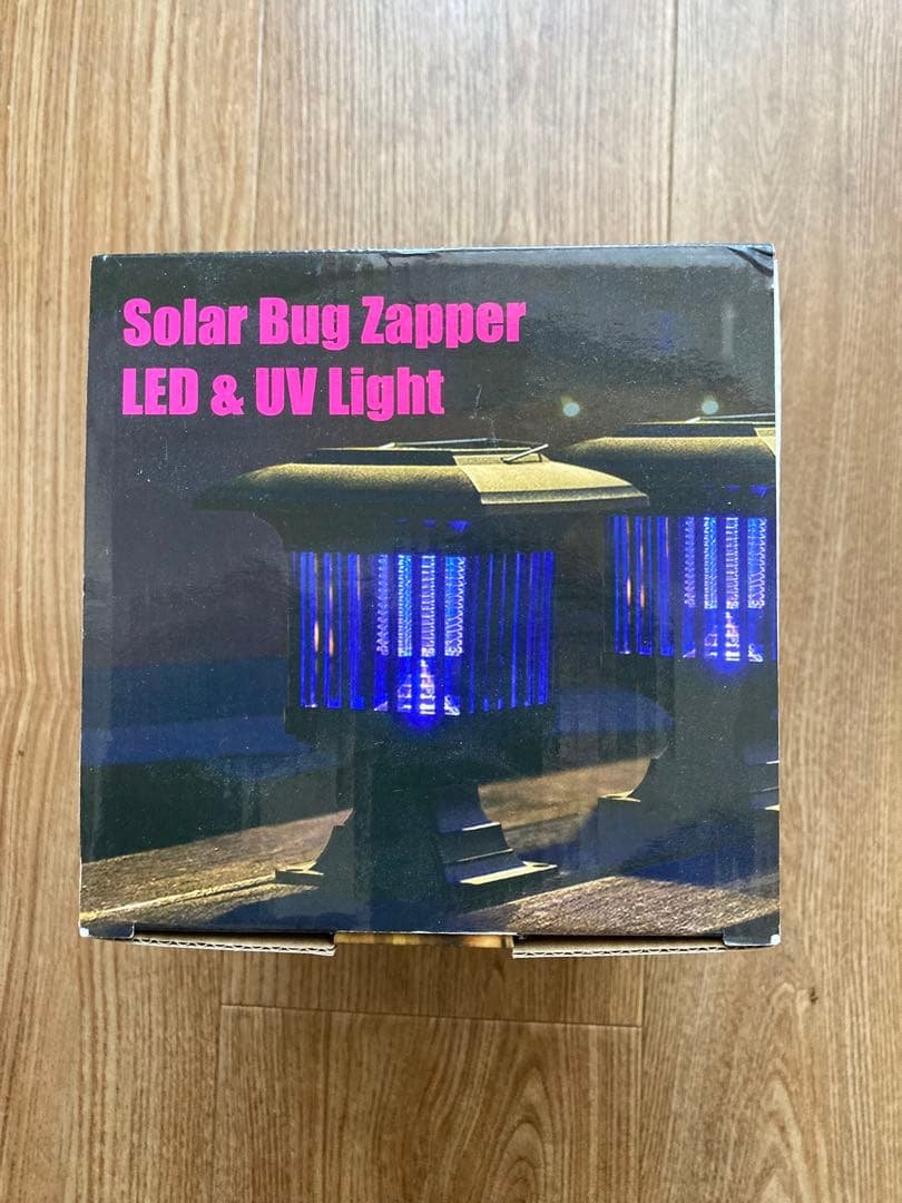 Solar Bug Zapper LED & UV Light Outdoor Garden Stake