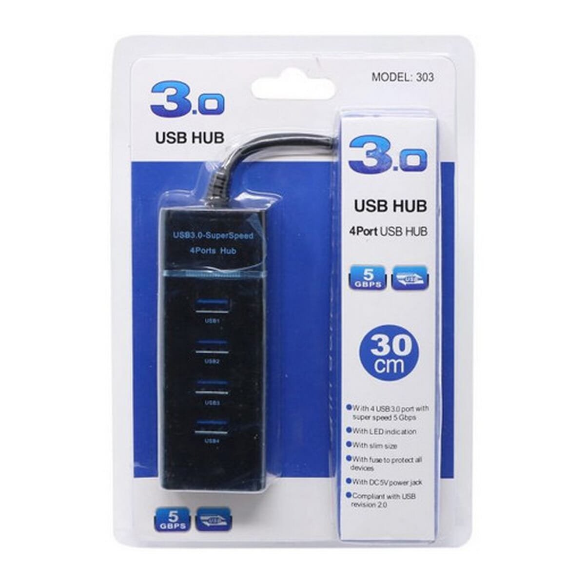 4-Port USB 3.0 Hub | White-Label Multi-Port Splitter - Image 4