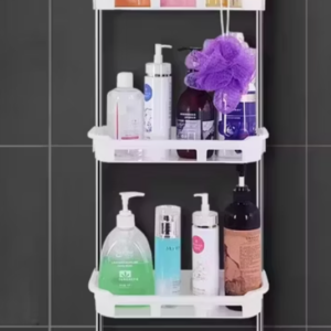 3 Tier Over Toilet Storage Rack with Punch-Free Installation
