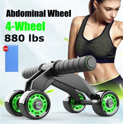 4 Wheel Ab Roller for Core Strength and Abdominal Workout - Image 2