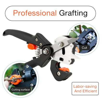 Garden Grafting Tool Kit with 3 Blades for Plant and Fruit Tree Pruning - Image 2