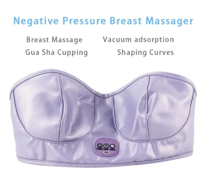 Wireless Electric Breast Massager with Portable Relaxation Massage Function - Image 3