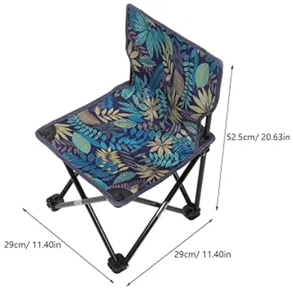 Portable Folding Camping Chair for Outdoor, Travel, Fishing and Home - Image 3