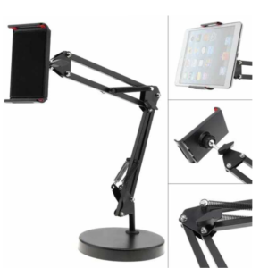 TECHGEAR Long Arm Tablet and Phone Holder with Adjustable Boom Mount