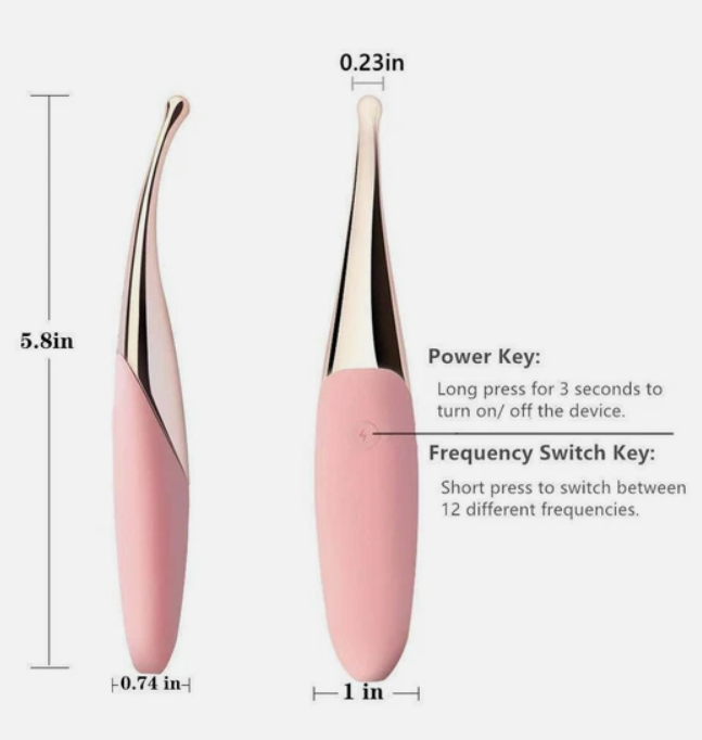 Rechargeable Waterproof Personal Massager with Multiple Vibration Modes - Image 3