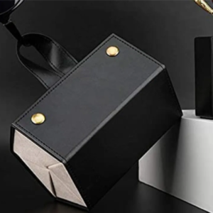 Foldable PU Leather Travel Sunglasses Organizer Case
