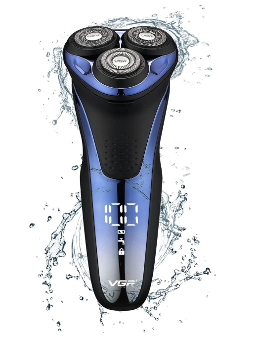 VGR V-322 Men's Electric Shaver with 3 Floating Rotary Heads - Image 2