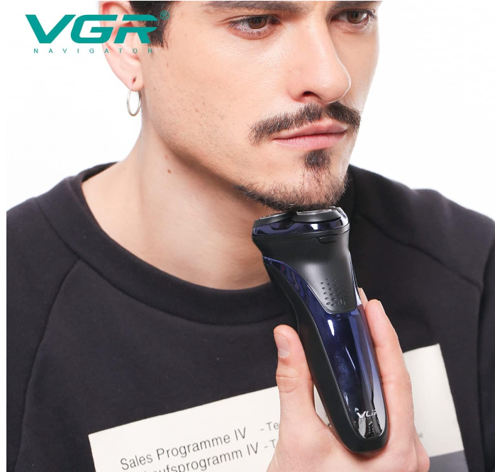 VGR V-322 Men's Electric Shaver with 3 Floating Rotary Heads - Image 3