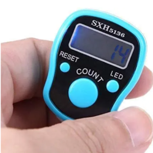 Digital Finger Tally Counter with LED Light | Electronic Hand Counting Machine