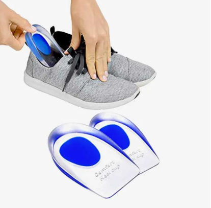 Silicone Gel Heel Cups for Heel Pain Relief and Shock Absorption - Image 3