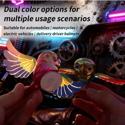 Flying Bird Car Ornament with Fluttering Wings for Car and Motorcycle - Image 4