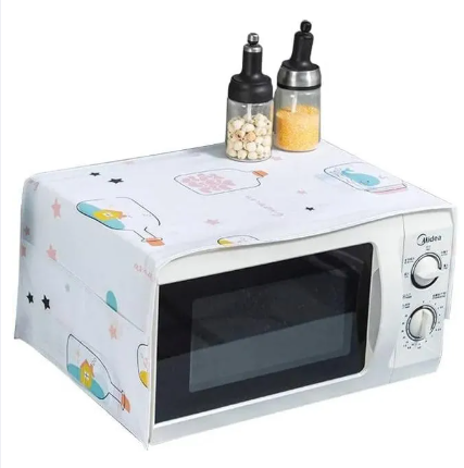Dustproof Waterproof Microwave Oven Cover | Multicolor Printed Oven Dust Cover - Image 5